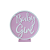 DISPLAY MDF BABY GIRL ROSA/BRANCO - Imagem 1