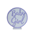 Display Baby Girl Decorar Chá Revelação MDF Branco Lilás - Imagem 3