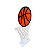 DISPLAY MDF CESTA COM BOLA DE BASQUETE - Imagem 2