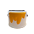 VASO BALDE DE TINTA ALCA CORDA AMARELO - Imagem 1