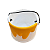 VASO BALDE DE TINTA ALCA CORDA AMARELO - Imagem 2