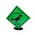 DISPLAY MDF PLACA DINOSSAURO T-REX VERDE - Imagem 2