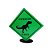 DISPLAY MDF PLACA DINOSSAURO T-REX VERDE - Imagem 1