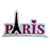 Display Mdf Placa Paris Boneca Decorativa Festa - Imagem 1