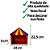 Mini Tenda Circo Vermelho Amarelo Gema Azul Royal Festa MDF - Imagem 2