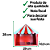 Tenda Circo Vermelho Branco Festa Decoração Circo MDF - Imagem 2