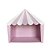 Tenda Circo Rosa Bebê Branco Festa Decoração Circo MDF - Imagem 1