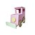 CARRINHO MDF LOCOMOTIVA ROSA BEBE - Imagem 2