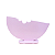 DISPLAY MDF FRUTINHAS MELANCIA MORDIDA ROSA - Imagem 3