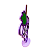 DISPLAY MDF FRUTINHAS CUTE UVA LILAS e ROXO - Imagem 2