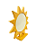 DISPLAY MDF SOL AMARELO GEMA MIOLO AMARELO CANDY - Imagem 3