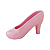 Sapatinho de Salto Mod2 Rosa Bebê Decoração Festa Princesa - Imagem 1