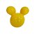 CABECA MICKEY CERAMICA AMARELO - Imagem 1