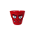 CACHEPOT HALLOWEEN VAMPIRO VERMELHO - Imagem 1