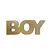 Display Mdf Placa Decorativa Palavra Boy Dourado Modelo 2 - Imagem 1