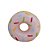 Donuts Rosa Bebê Para Em Pé Cofre Decorativo Cerâmica Festas - Imagem 3
