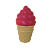 SORVETE CASQUINHA CERAMICA PINK - Imagem 1