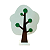 ARVORE MDF GRANDE VERDE CLARO - Imagem 1