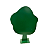 ARVORE MDF GRANDE VERDE ESCURO - Imagem 3