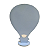 BALAO MDF ESTRELA GRANDE AZUL BEBE - Imagem 3