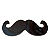 BIGODE MDF PRETO - Imagem 3