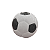BOLA DE FUTEBOL CERAMICA PRETO E BRANCO - Imagem 2