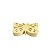 BORBOLETA FRICOTE MDF PEQUENA AMARELO CANDY - Imagem 3