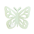 BORBOLETA FRICOTE MDF GRANDE VERDE CANDY - Imagem 1