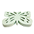 BORBOLETA FRICOTE MDF GRANDE VERDE CANDY - Imagem 3