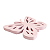 BORBOLETA FRICOTE MDF GRANDE ROSA BEBE - Imagem 3