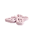 BORBOLETA FRICOTE MDF PEQUENA ROSA BEBE - Imagem 2