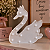 Cisne Branco Led Luz Amarela Decorativo Enfeite 26CM - Imagem 3