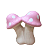 COGUMELO DUPLO FINO CERAMICA ROSA BEBE - Imagem 2