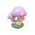 COGUMELO TRIPLO CERÂMICA ROSA BEBE - Imagem 3