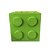 Cubo Pecinha De Montar MDF Quadrado Verde Decorar Festa - Imagem 1