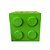 CUBO LEGO MDF QUADRADO VERDE - Imagem 1