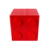 Cubo Pecinha De Montar MDF Quadrado Vermelho Decorar Festa - Imagem 1