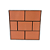 Cubo Mdf Tijolinho Marrom Decorativo Para Festa Cenário - Imagem 2