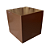 Cubo Mdf Tijolinho Marrom Decorativo Para Festa Cenário - Imagem 5