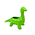 DINOSSAURO CERAMICA MOD 1 VERDE LIMAO - Imagem 1