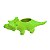 DINOSSAURO CERAMICA MOD 2 VERDE LIMAO - Imagem 2