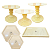 Kit Festa Mosaico Amarelo Candy Peça Decorativa Só Boleiras - Imagem 1