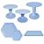 Kit Festa Mosaico Azul Candy Peças Decorativas Só Boleiras - Imagem 1