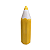 LAPIS DE CERAMICA AMARELO - Imagem 1