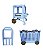 Kit Mini Circo Decoração Para Festa Azul Bebê Mdf 3 Peças - Imagem 1