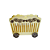 Mini Jaula Amarelo Candy Rodas Bege Decoração Circo Mdf - Imagem 2