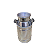 Leiteira Metal M 21ALT x 11,5 Decorativa Festas Enfeite - Imagem 2