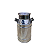 Leiteira Metal M 21ALT x 11,5 Decorativa Festas Enfeite - Imagem 1