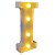 LETRA LED I PLASTICO BRANCO 22CM - Imagem 3