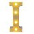 LETRA LED I PLASTICO BRANCO 22CM - Imagem 1